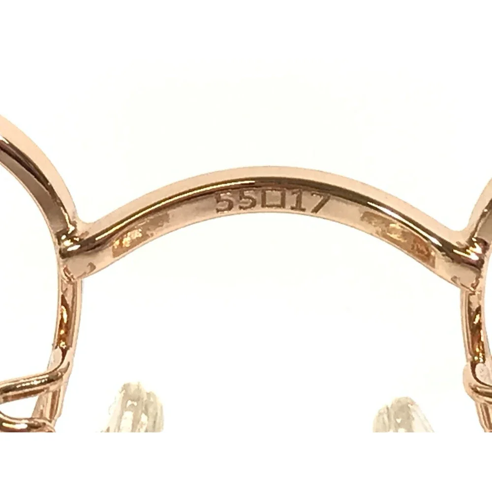 Coach Eyeglasses Frames HC5138 9406 Brushed Rose Gold Rectangle 55-17-140
